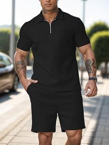 <b>Men's</b> High Quality Woolen Breathable Mid Knitted Shirt and <b>Shorts</b> Set Autumn Casual <b>Long</b> Sleeve Print - Product Image 3