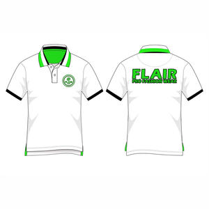 Gran oferta de algodón 100% para hombre, camiseta Polo personalizada de buena calidad, Color sólido, estilo informal, patrón, 180g, tela, peso frontal - Product Image 5