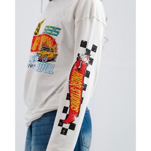 T-shirt 100 % coton « Grateful » respirant, infroissable, coupe longue et ample, en jersey doux tricoté, avec logo « Always Grateful » sur fond uni - Product Image 3