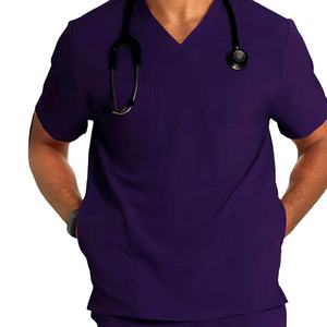 Combinaisons de travail en toile de rayonne 100% personnalisées de haute qualité unisexe, vêtements d'infirmière d'hôpital, uniforme de médecin, femmes hommes 2026 - Product Image 4