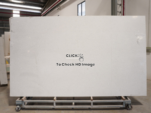 Trang trí tấm Tường lớp phủ 1cm 2cm Sparkle thạch anh gạch nhựa pha lê trắng thạch anh Composite đá slab - Product Image 4