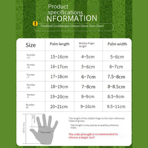 Guantes de Fútbol Profesionales para Adultos y Niños, Transpirables, Resistentes al Desgaste, con Protección de Dedos Reforzada y Antideslizante - Product Image 5