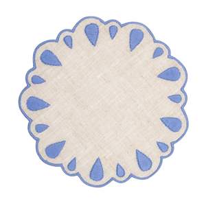 Eco Friendly Handmade <b>Linen</b> Luxury Wedding Table <b>Placemat</b> Organic Embroidery Work Sustainable Living Dining Decor Reusable - Product Image 6