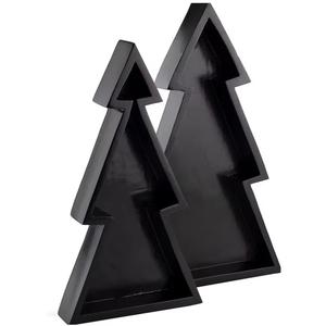 Madera Navidad decorativo moderno hecho a mano Alambre de Metal madera de pino corte láser árbol de Navidad colgante con nuevo diseño y forma - Product Image 6