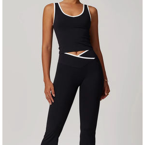Vêtements de sport pour femmes Gym Fitness Yoga Ensembles Vêtements de fitness Ensembles de vêtements de sport Vêtements de sport pour femmes V Taille Vêtements d'entraînement pour femmes - Product Image 3