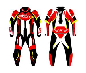 2024 BoomletCorp combinaison de course de protection personnalisée de haute qualité pour adultes coupe-vent en cuir véritable respirant pour moto - Product Image 3