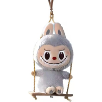 Authentique pour Pop Land pour Labubu Monsters Timber Workshop Swing Plush Pendant Hot Original Blind Mystery Gift Box