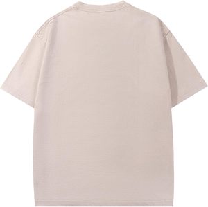 100% algodón suelto ajuste personalizado Vintage camisetas de gran tamaño personalizado hombres ropa ácido lavado camiseta para hombres - Product Image 2