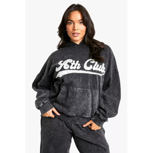 เสื้อฮู้ดเทอร์รี่ฟอกสีกรดผ้า100% มีลายพิมพ์โลโก้ด้านหน้าสำหรับผู้ชายผ้าซักได้ตามต้องการ - Product Image 1