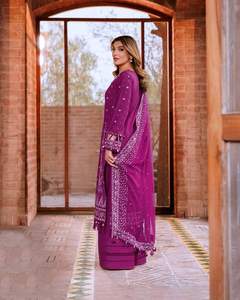Robe de travail formelle pour femmes de qualité exceptionnelle moderne 2025-2026, dernier modèle de salwar kameez en coton pour les fêtes 01172 - Product Image 3