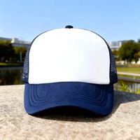 Gorra de Béisbol de 5 Paneles con Logotipo Personalizado Bordado, Gorra de Camionero de Espuma con Malla y Características Comunes del Tejido