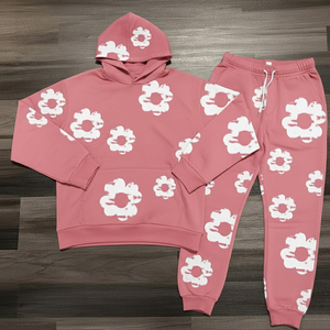 Ensemble de survêtement en denim lourd pour homme, ensemble de survêtement en deux pièces personnalisé pour homme - Product Image 1