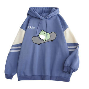 Opshow personnalisé surdimensionné couleur unie sweats à capuche vierges unisexe épaule tombante poids lourd 700Gsm coton sweats à capuche courts - Product Image 2