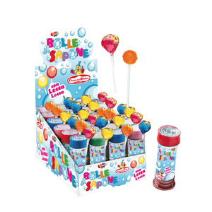 Bonbons bulles et sucettes, jouets à bulles, modèle 0603525, 8g x 24 pièces - Product Image 1