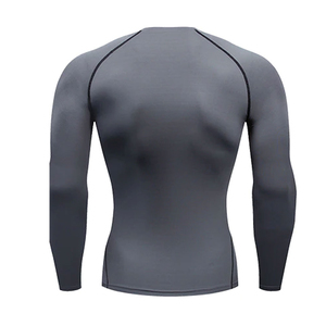 Mejor venta Rashguard para hombres ligero secado rápido transpirable estirable ropa deportiva hombres Rashguard Impresión de logotipo hecho a medida - Product Image 2