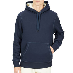 เสื้อฮู้ดผู้ชายแบบเรียบง่าย สีพื้น สำหรับใส่ลำลองและกิจกรรมกลางแจ้ง ผลิตโดยผู้ผลิตมืออาชีพ ราคาสมเหตุสมผล เสื้อฮู้ดผู้ชายสไตล์สตรีทแวร์ - Product Image 1