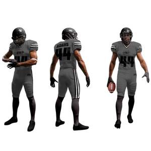 เสื้อเจอร์ซีย์และกางเกงแขนสั้นสำหรับผู้ชายเครื่องแบบอเมริกันฟุตบอลพิมพ์ลายสำหรับผู้ใหญ่และเยาวชน - Product Image 4