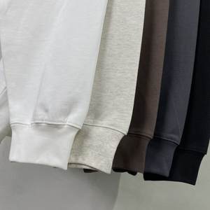 Fabricant de coton Logo personnalisé imprimé Sweat-shirt 380gsm lourd Style décontracté Sports Sweat-shirt à capuche pour hommes - Product Image 6