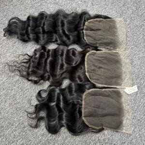 Vente En Gros Extensions De Cheveux Humains Bruts Natural Wave en HD lace 6x6 De La Source De La Plus Haute Qualité - Product Image 1