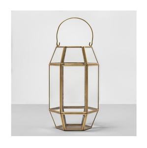 Lanterne suspendue décorative en métal de vente chaude de bougie avec la forme géométrique pour la décoration d'intérieur - Product Image 1