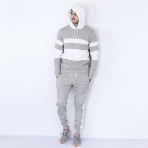 Vente en gros Survêtements unis légers brodés pour hommes 100% coton Survêtement de jogging unisexe - Product Image 5