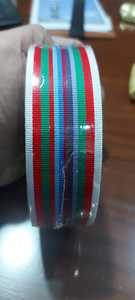 Ruban de Médaille WOK - OMAN Tricolore, Ceinture en Ruban Personnalisée, Ruban Moiré 100% Polyester, Impression de Logo Personnalisée, Lavable - Product Image 6