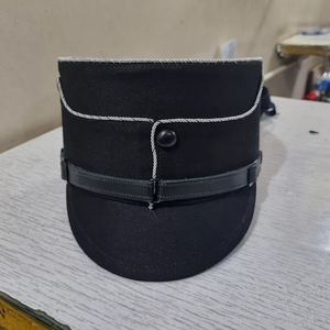 Raro francés clásico III Kepi hecho a mano bordado de lingotes sombreros antiguos fabricación tocado 1829 1914 - Product Image 1