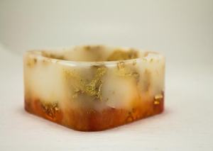 Elegante juego de servilleteros de resina hechos a mano para la decoración de la mesa de comedor con un estilo único y moderno para el hogar - Product Image 3