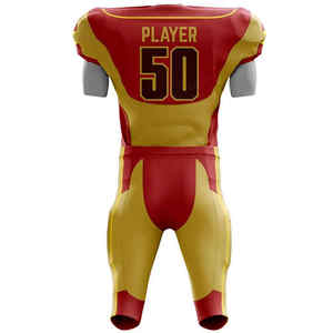 2025 Football américain uniforme ensemble confortable élégant à manches courtes pour adultes grande taille imprimé différentes couleurs tarif de gros - Product Image 2