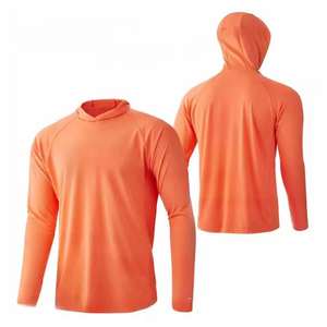 Sweat à capuche de pêche personnalisé à séchage rapide en polyester avec impression par sublimation, faible MOQ, protection UPF 50 - Product Image 1
