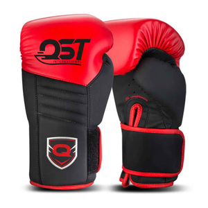 Guantes de boxeo para niños de cuero de vaca de alta resistencia Top Quty 4oz 14oz MMA Muay Thai Kickboxing Guantes de entrenamiento Perforación OEM ODM - Product Image 4