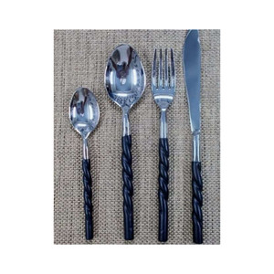 Ensemble de 3 couverts de table à manger en métal au design élégant pour la cuisine et l'hôtel à un coût raisonnable Ensemble de 3 couverts en acier inoxydable - Product Image 4