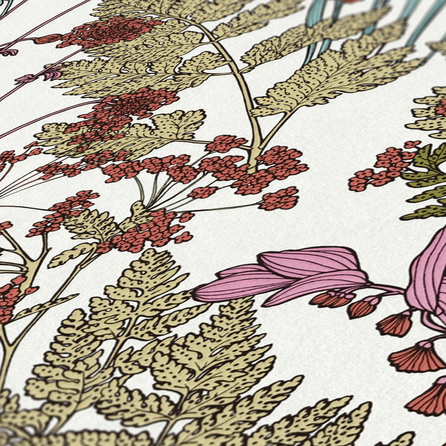 สีเขียวสีฟ้าสีชมพู