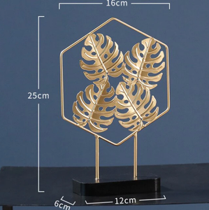 AK <b>Brass</b> High Quality Metal Leafs With Gold Finishing For Bedroom Decor And Home Decor <b>Ornament</b> Showpiece - Product Image 4
