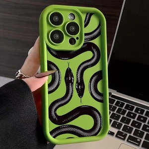 Funda para Teléfono, Precio Bajo, Diseño de Serpiente <span class=keywords><strong>Mamba</strong></span> <span class=keywords><strong>Negra</strong></span>, Color Mate, para iPhone XS MAX 16 PRO MAX, Protección Total Contra Caídas - Product Image 3