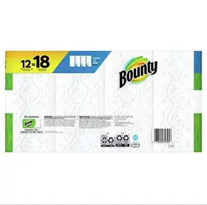 Bounty Select-A-Size纸巾，83计数 (12包)，白色996