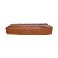 Ataúd de Madera Maciza Estilo Europeo y Ataúdes Metálicos Ecológicos con Capacidad de 220 Pulgadas Cúbicas, Venta Directa de Fábrica de Artículos Funerarios