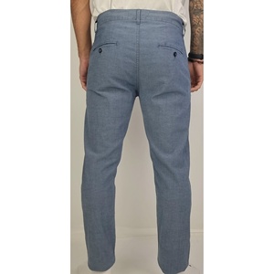 BRANCHELO Pantalon Chino Couleur Marine 100% Coton Velours Côtelé Taille XL 6XL À La Mode Baggy Style Droit Anti-Pilling Caractéristique Fermeture Éclair - Product Image 3