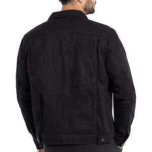 Nouvelle arrivée en stock marque de haute qualité logo pas cher lavage personnalisé denim vente en gros d'usine veste pour hommes pour hommes - Product Image 2