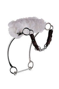 Sprenger Bits personalizados pantalones de acero inoxidable de alta calidad fabricación profesional ecuestre montar Noseband varios tamaños - Product Image 6