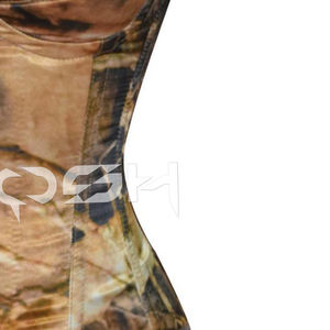 Corsé de satén de poliéster al por mayor con varillas de acero y estampado de jungla, top moldeador de cintura adelgazante - Product Image 5