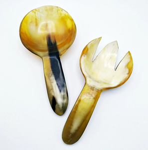 เครื่องมือควายฮอร์นเสิร์ฟสลัดเซิร์ฟเวอร์สำหรับงานแต่งงานโรงแรมและร้านอาหารร้านกาแฟเซิร์ฟเวอร์สลัด - Product Image 1