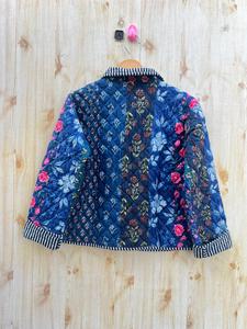 Chaquetas acolchadas de retazos de algodón Floral estilo bohemio Otoño Invierno chaqueta abrigo Streetwear Boho acolchado chaqueta Reversible - Product Image 5