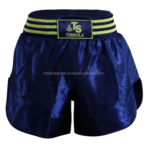 กางเกงขาสั้นผ้าซาตินสำหรับผู้ชายกางเกงขาสั้นเล่นยิม MMA แบบแห้งเร็วแบบสั่งตัด2024ขนาดพลัสไซส์ - Product Image 2