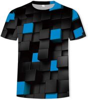 Pakistan meilleur Style chemise imprimée en 3D pour hommes t-shirt numérique personnalisé impression par sublimation 3d t-shirt pour hommes