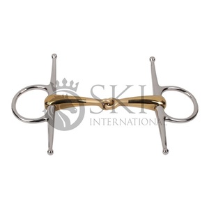 Vente en gros de mèches d'équitation Western à joint unique en acier inoxydable de la meilleure qualité Embouchure à anneau en cuivre Produit OEM ODM pour chevaux - Product Image 3