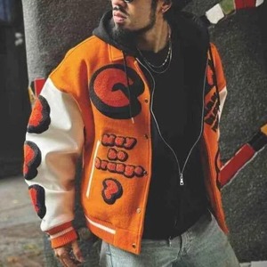 Personalizado 3D bordado al por mayor cremallera Letterman chaqueta de secado rápido Premium Varsity chaquetas hombres chaqueta de invierno fabricante - Product Image 1