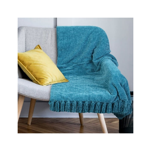 Purple Recycled Jacquard Weave 60x80in <b>Throw</b> ISO 9001 India Suitable For Buyers Seeking Eco Stylish Long Wearing Home Furnishing - Product Image 2