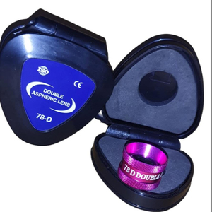 Lente Asférica 78D de Fabricación SS, Buen Rendimiento, Vidrio Plano-Convexo, Carcasa de Plástico Negra Única, Lista para Enviar - Product Image 1