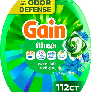 Detergente Líquido para Ropa Gain Flings, Ahora con Odor Defense + Color Guard, Aroma Waterfall Delight, 4 en 1 - Product Image 2